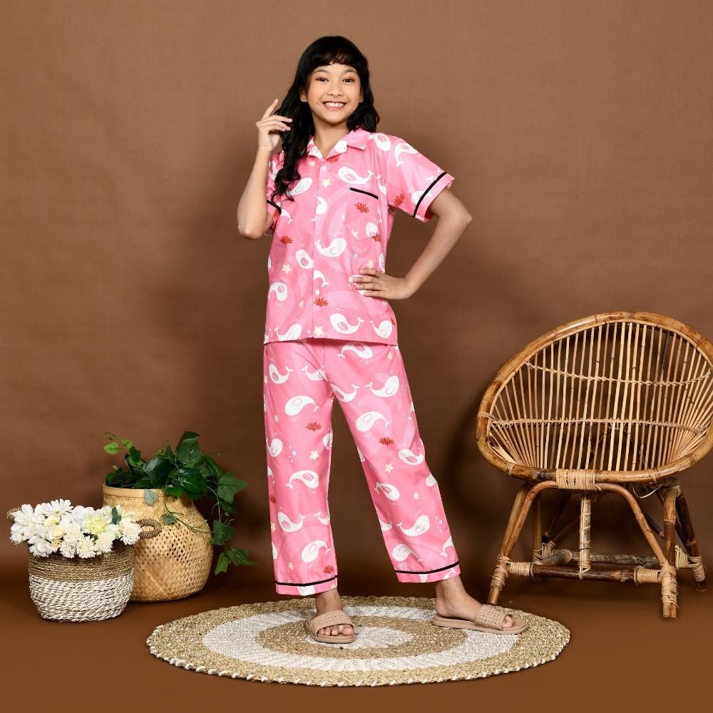 Cleopatra Piyama Anak Perempuan Usia 8 - 12 Tahun ( kids Size 8 / 10 / 12 ) Bahan Microtex / Piyama Anak Cewe / Piyama Karakter / Piyama Motif Anak - Part 2