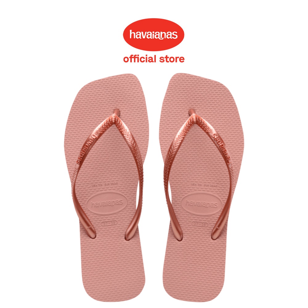 Havaianas Slim Square Solid 3544-Crocus Rose - Sandal Wanita