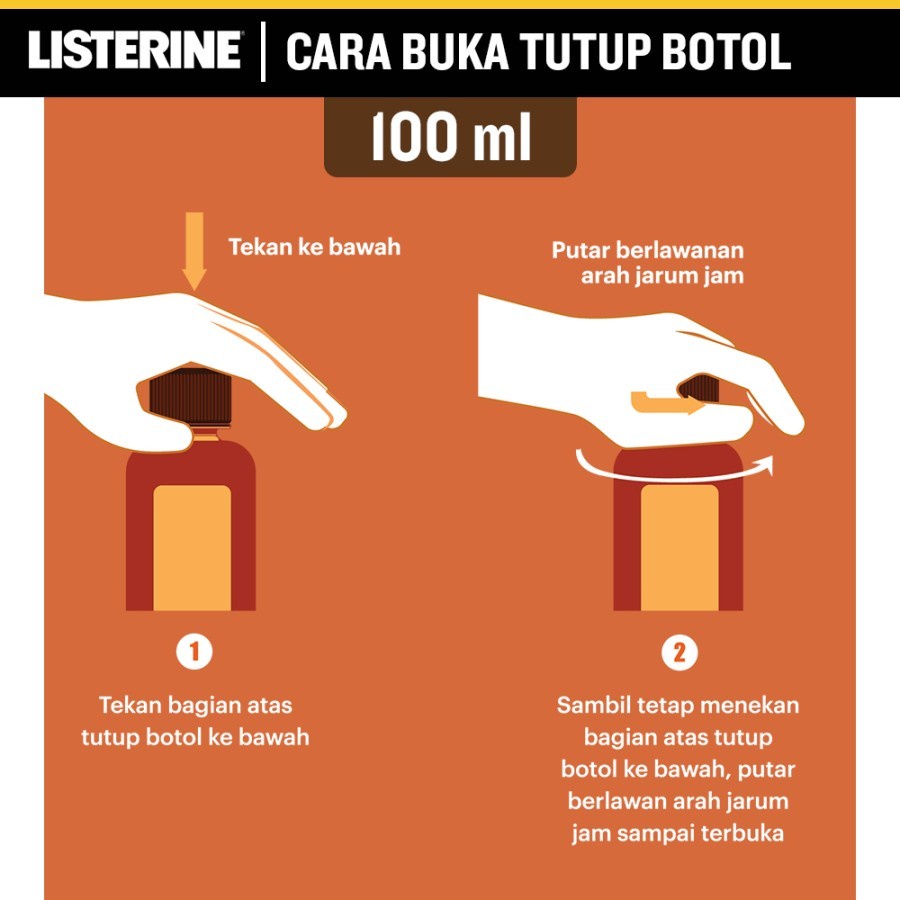 LISTERINE | Siwak | Mouthwash | Obat Kumur 100ml