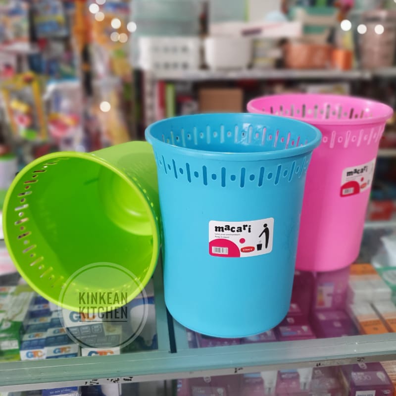 Keranjang / Tempat Sampah Plastik Bulat - Trixy Macari DB-342