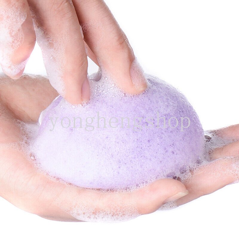 Spons Pembersih Wajah Wajah Kosmetik Face Puff Makeup Cuci Sponge Bedak Wajah Deep Cleansing Exfoliator Tool