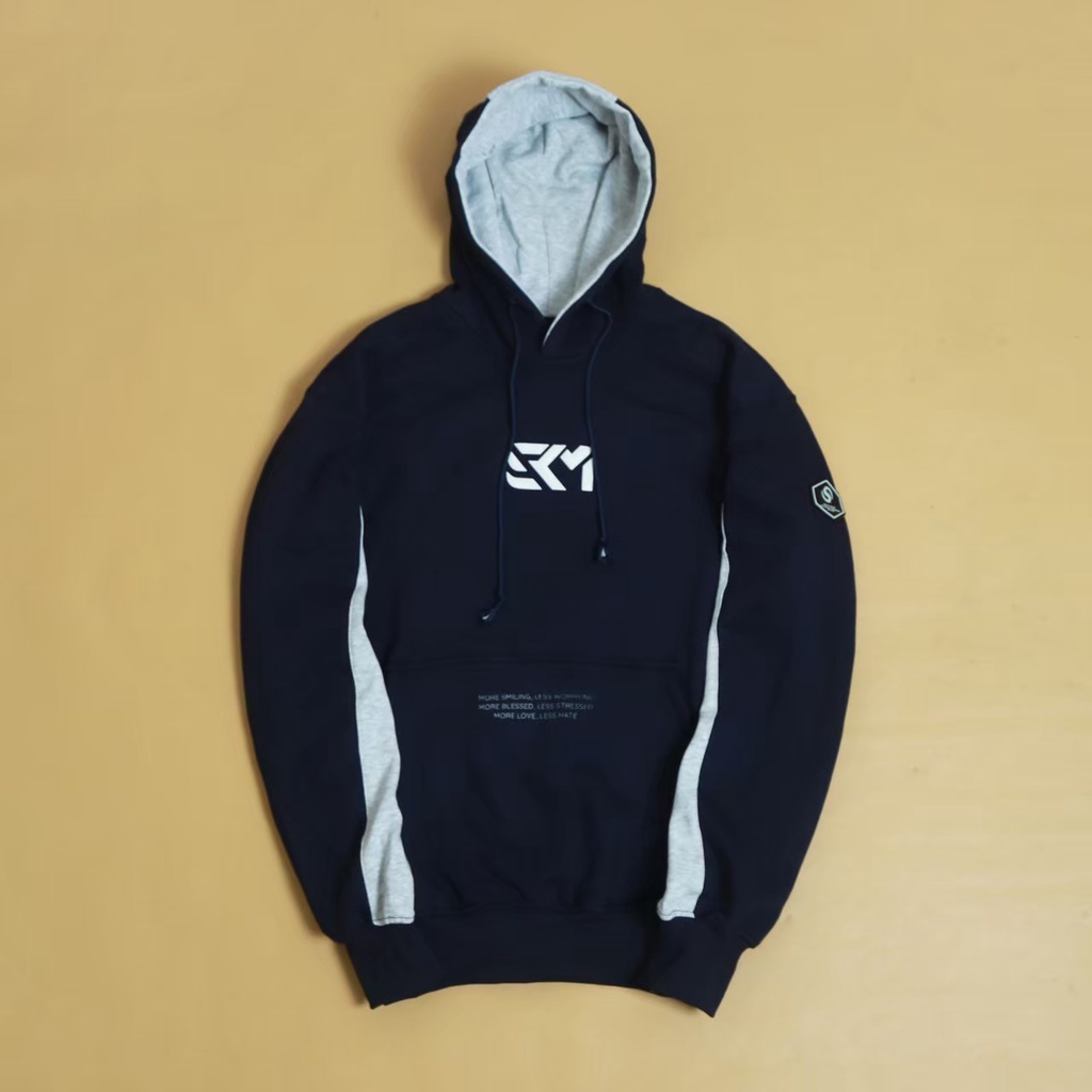 Jaket Sweater Hoodie SKM TWOTONE | Jaket Hoodie Pria Sablon Glow In The Dark Original SHIKAT MIRING Good Quality