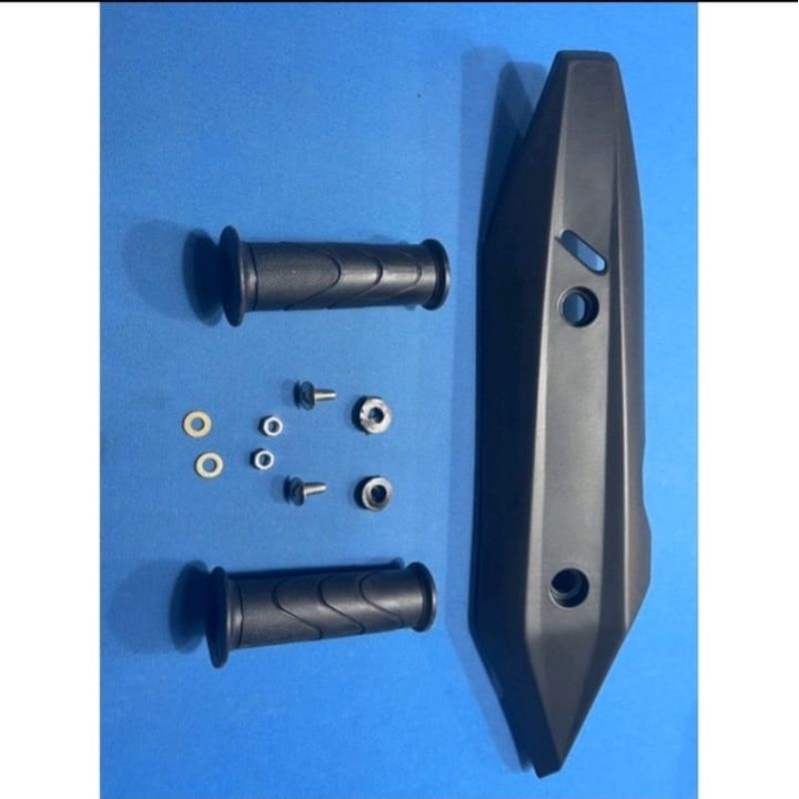 Tutup Knalpot Vario 150 New Plus Handgrip Plus Baud Kualitas Terbaik