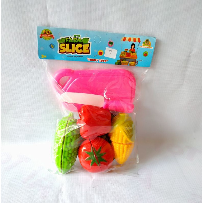 Ai toys Mainan Buah Potong Farm Slice Oct-1911