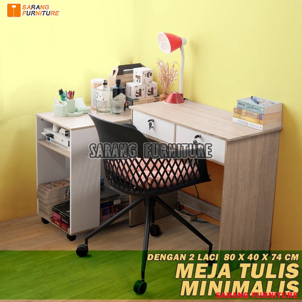 MEJA KERJA MEJA TULIS MEJA KANTOR KECIL MEJA BELAJAR RUANG KERJA RUMAH MK84 MT800 MEJA MINIMALIS