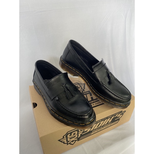 SEPATU LOAFERS CASUAL DOKMART SEPATU KERJA KANTORAN KULIT SAPI ORIGINAL MERK SIDIKS