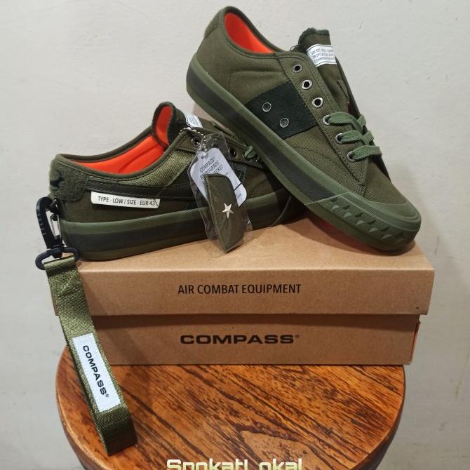 Harga Gudang Sepatu Compass Retrograde Low Flight Jacket Jkt Size 36