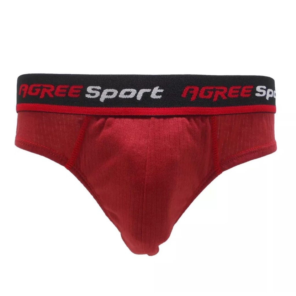 Paket isi 3 pcs Celana dalam pria Agree sport bahan katun original