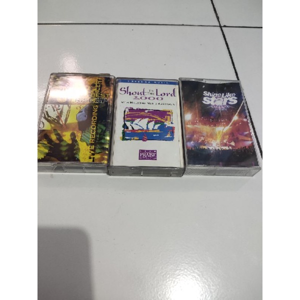 kaset pita hillsong / 3 kaset