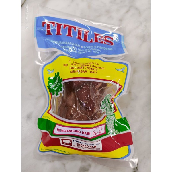 

SMOKED HAM TITILES 250gr