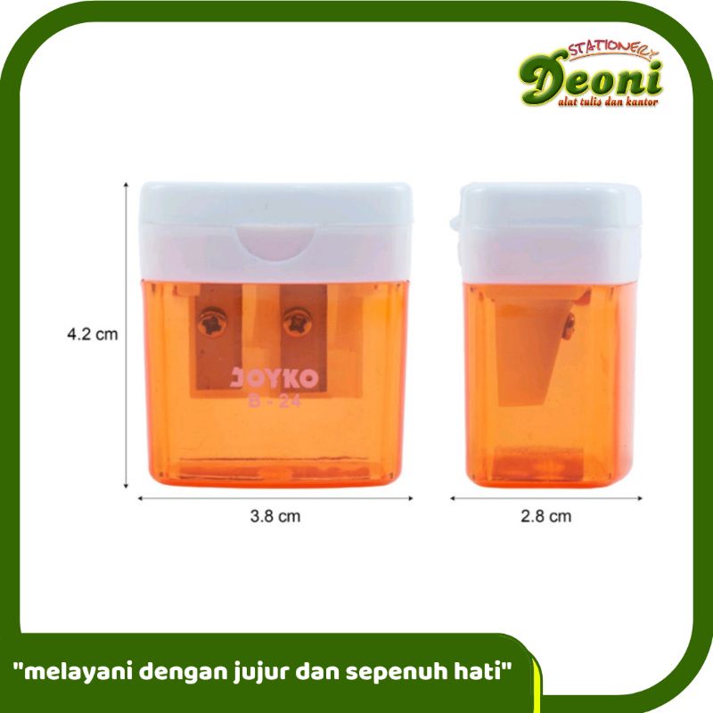 

Joyko Sharpener Rautan Pencil Peruncing B-24
