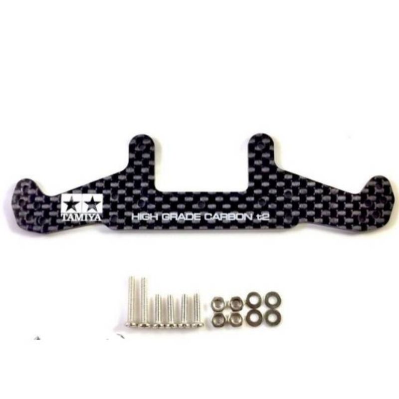 REP TAMIYA 97480 HG CARBON REAR BUMPER SXX AKAR T2 2MM