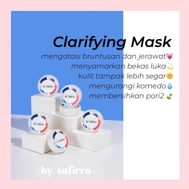 [M-2@7 ♥☞) CLARIFYING MASK BY SAFIRRA BPOM (LINK BARU) paling laris