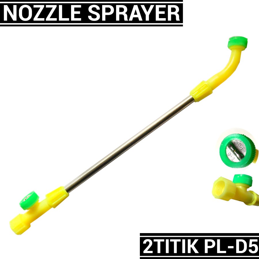 Nozzle sprayer kipas 2 titik sprayer manual elektrik pertanian