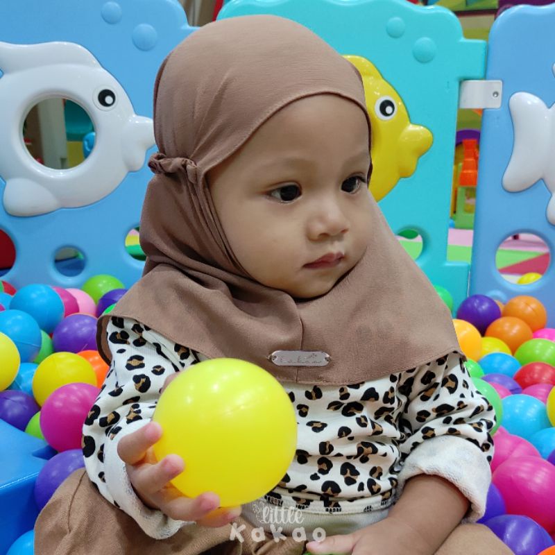 (1-2 TAHUN) Bergo Anak Diamond | Bergo Anak Tali Karet | Hijab Anak | Jilbab Anak | Jilbab Bayi