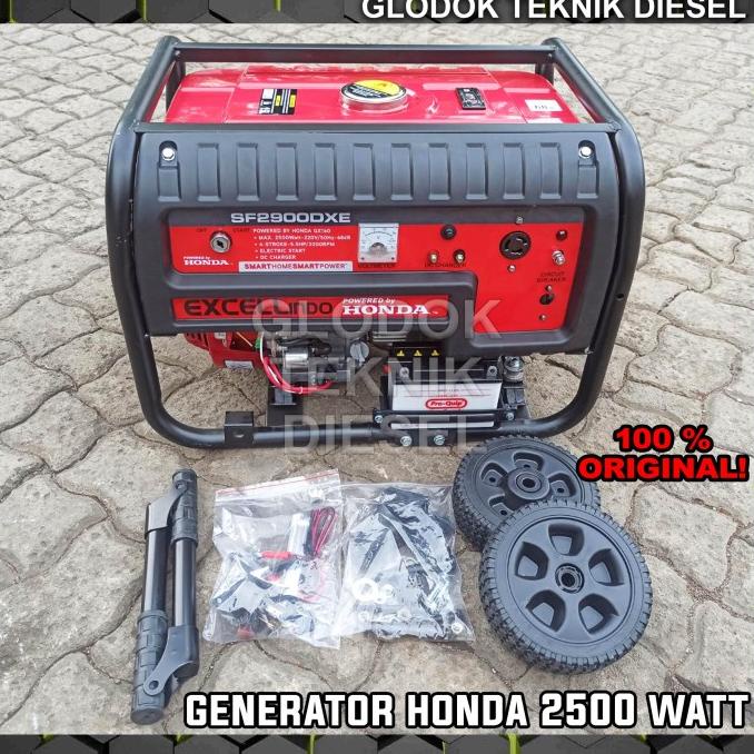 HONDA Genset Generator Bensin 2500 Watt Electric Starter SF 2900 DXE