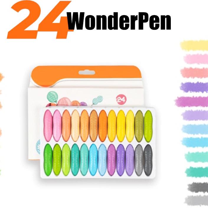 

Hot Sale Magical Crayon 12 pcs 24 pcs Crayons Set Bayi Anak Peanut Yplus UK Mudah Dihapus Tidak Kotor Tangan ✔