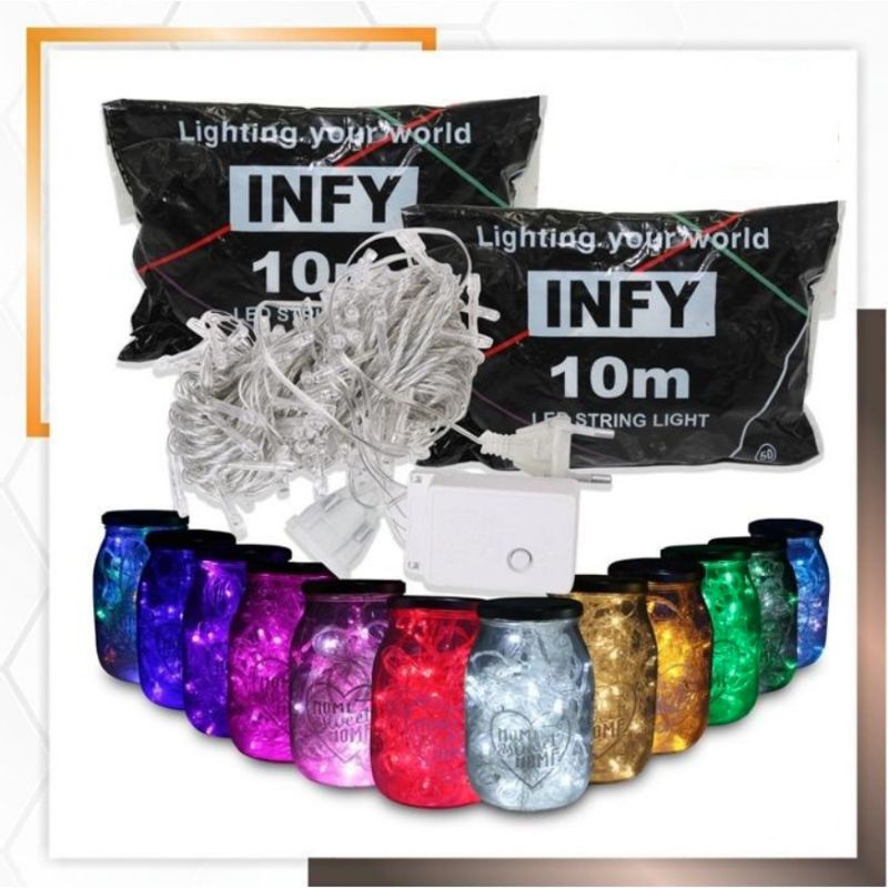 LAMPU TUMBLR HIAS LED 10 METER TUMBLER HIASAN DEKORASI KAMAR TIDUR LAMP BULAT ANGGUR TAMBLER