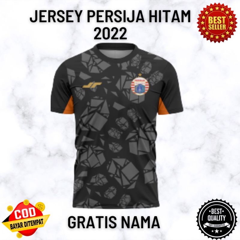Jersey Persija 3rd hitam Liga 1 2022-2023