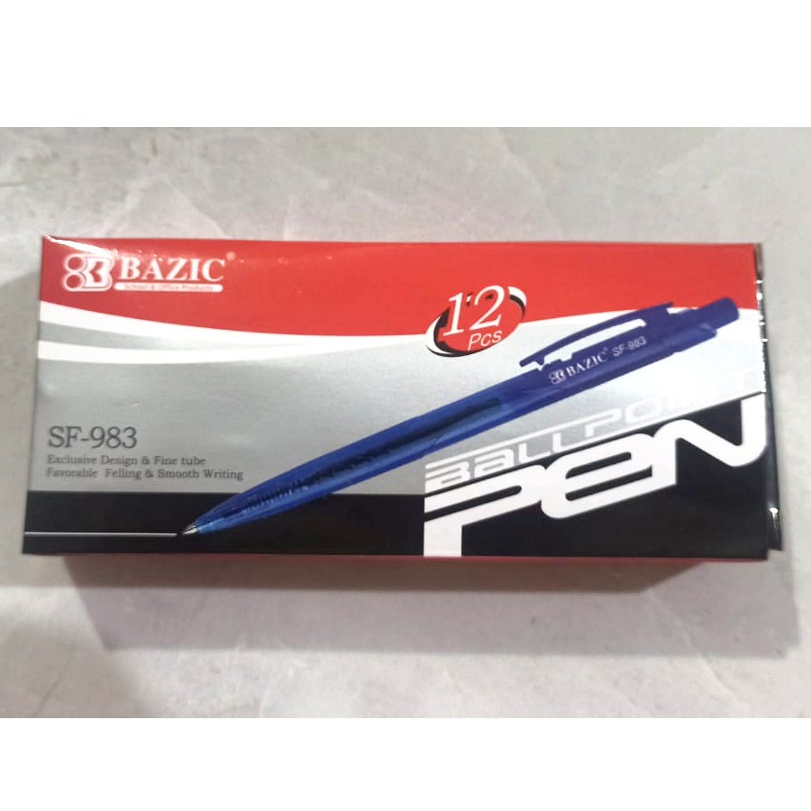 

Pen Cetek Bazic SF 983 - 1 lusin - Pulpen cetek murah - pulpen murah