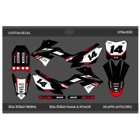 DECAL DTRACKER FULLBODY (005) DEKAL STIKER DTRACKER 150 SE/NEW 2016 2017 2018 2019 2020 2021 2022 HI