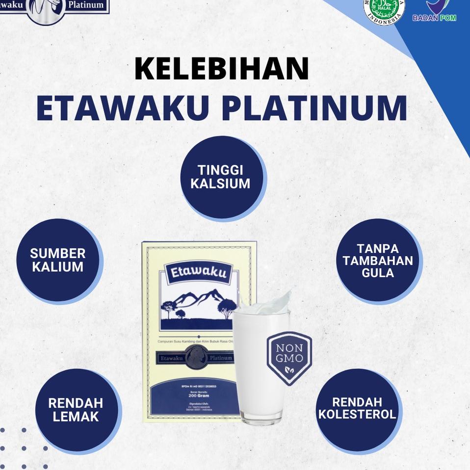 

sla-87 Etawaku platinum - Susu Etawaku platinum Original 3X Ampuh Atasi Masalah Sendi dan Tulang / Susu Kesehatan Ampuh atasi pernapasan dan asma / untuk sendi dan tulang / Mengobati kolestrol tinggi menjadi rendah / Dengkul kopong Terlaris! ,.,.,.,.,.,