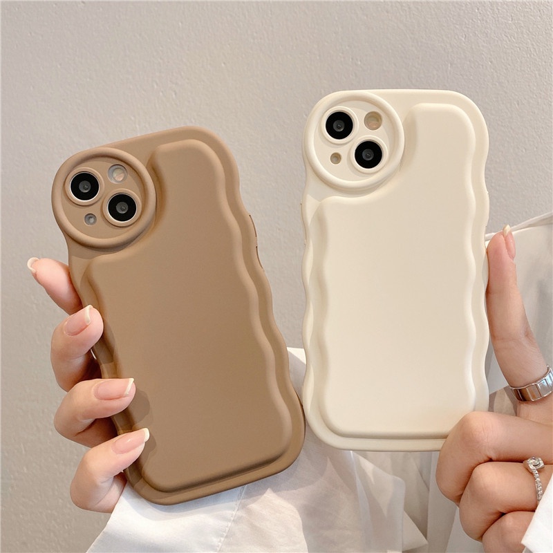 IPHONE Menghilangkan Stress Warna Permen Sabun Bantalan Udara Buffer Phone Case Untuk Iphone11 12 13 14 Pro Max XS XR Shockproof Casing Cover