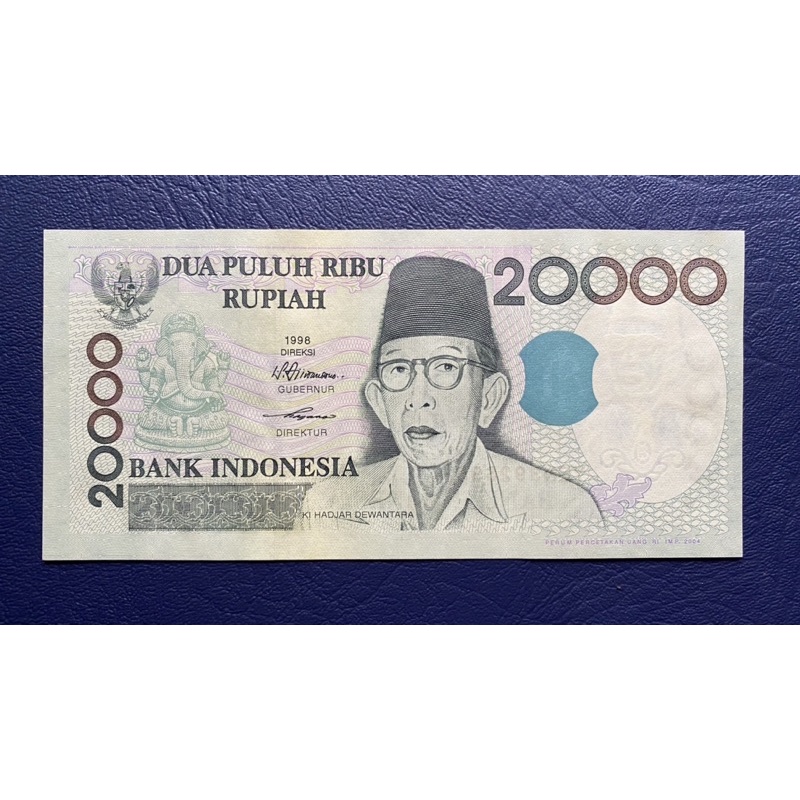 UANG KUNO 20000 Rupiah Ki Hajar Dewantara 1998