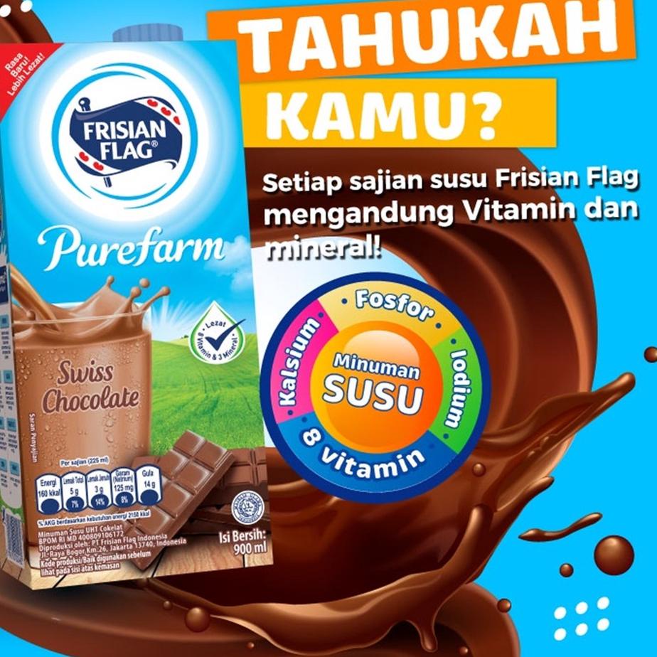 

➦ Frisian Flag Family UHT Swiss Chocolate 946 ml ヲ