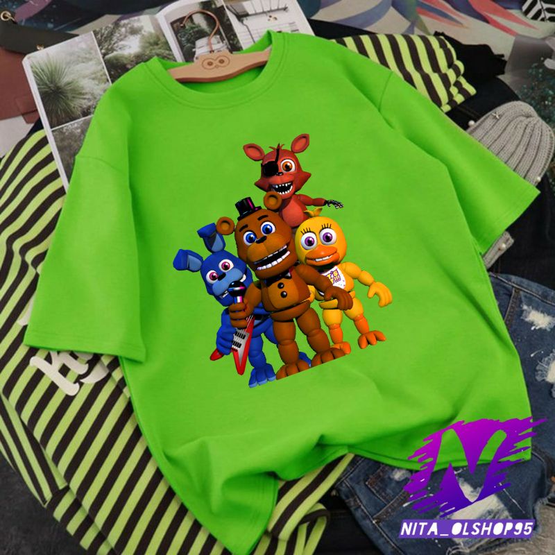 baju anak kaos anak chibi freddy FNAF