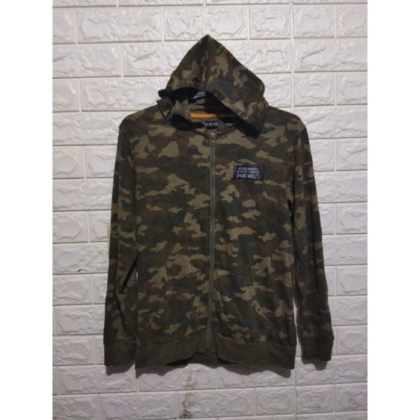 zip hoodie camo second