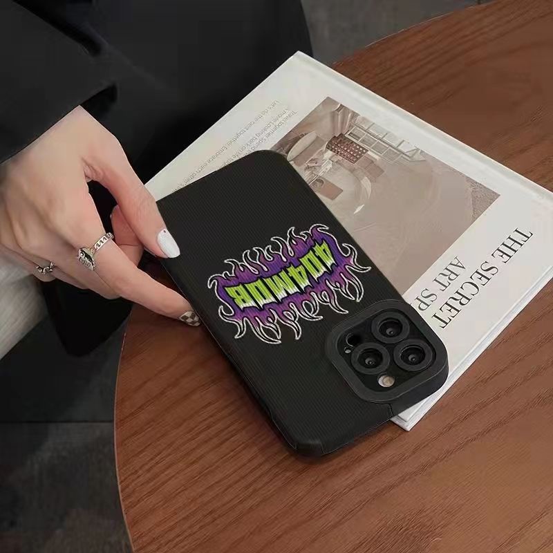 Pola Ins Cocok Untuk Iphone14 14pro 14Plus 14prm Iphone13 13prm iPhone 11 7Plus 8Plus Xr XS 12 Pro Max Empat Sudut Casing Ponsel Tahan Guncangan