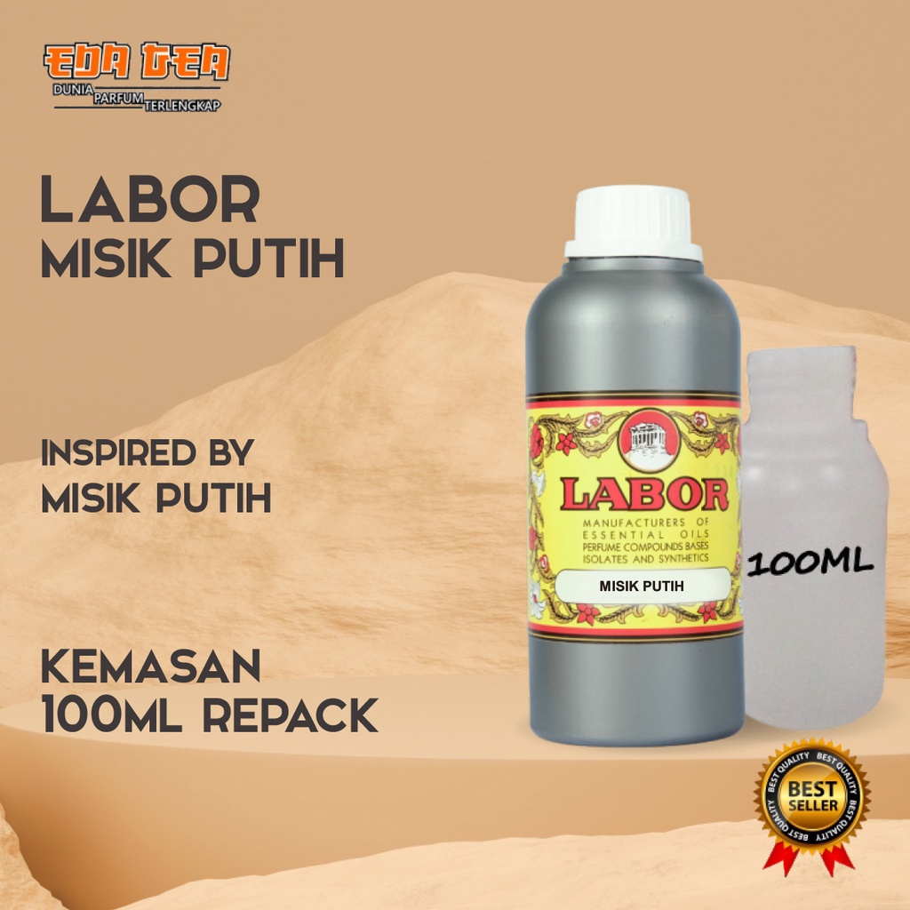 BIBIT PARFUM MURNI MISIK PUTIH | LABOR | 100ML | REPACK