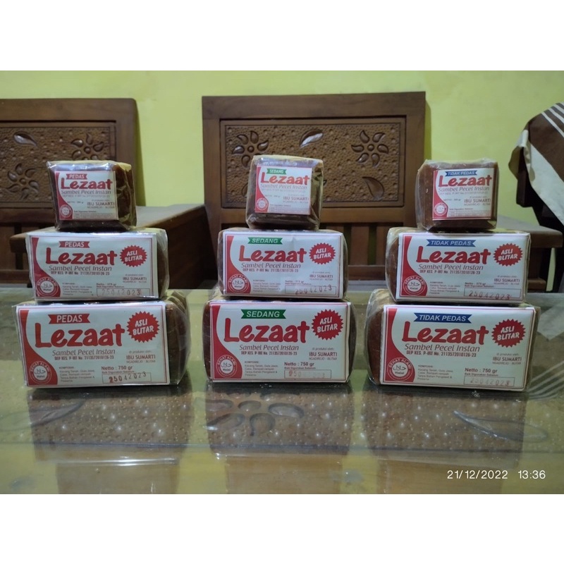 

Sambel Pecel instant Lezaat Blitar