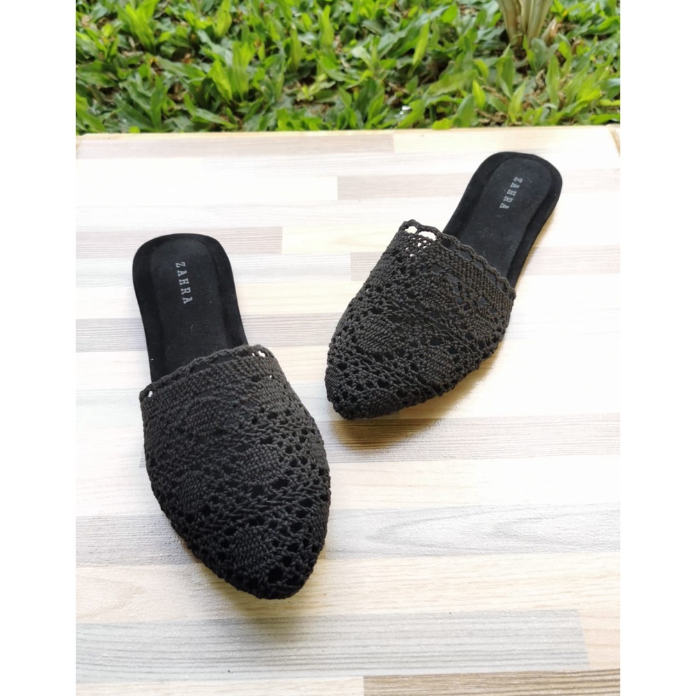 High Heels Wanita Lancip Mulan | Sandal Slop Pesta Mulan | High Heels  Arlaine - Takara Sandal Slop