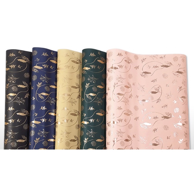 

Wrapping Paper Premium Foil Flower - Kertas Kado Premium Motif Bunga