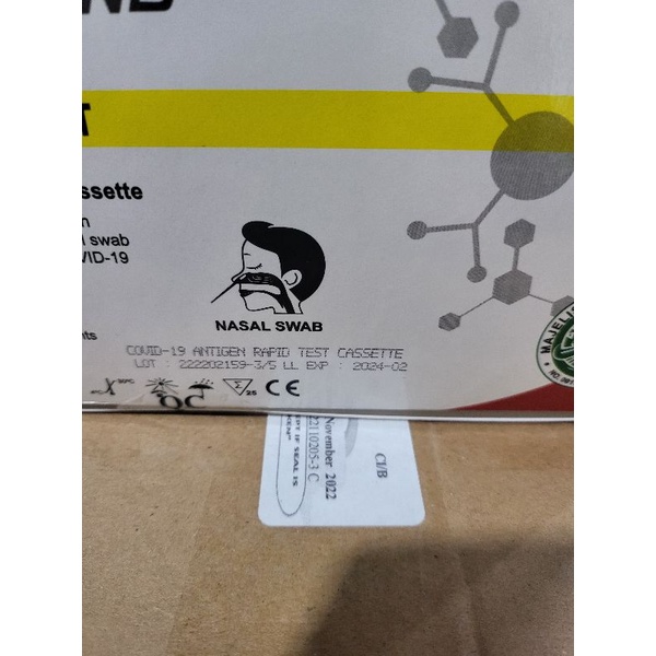 Swab Antigen Clungene Merah nasal isi 25 Pcs Kemenkes Original