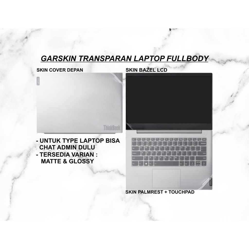 GARSKIN LAPTOP TRANSPARAN