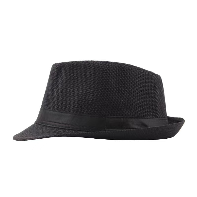 Topi Fedora Panama F1 / Topi Fedora Premium / Topi Fedora Kain Untuk Dewasa Import