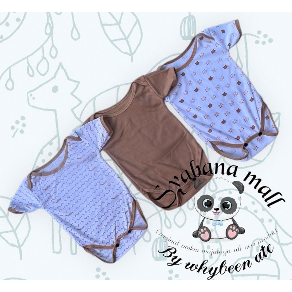 PERLENGKAPAN BAYI-6pcs jumper bodysuit premium qualiti