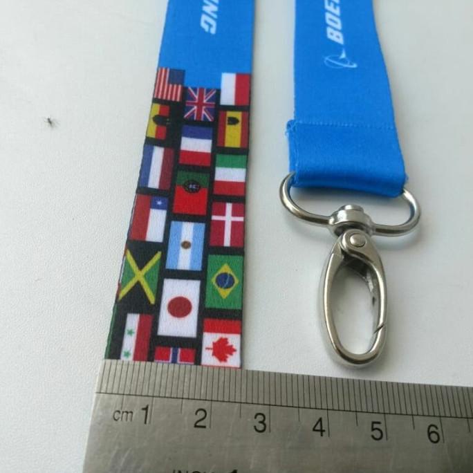 

[ COD ] Tali Id Card Lanyard Boeing Bendera Premium Quality