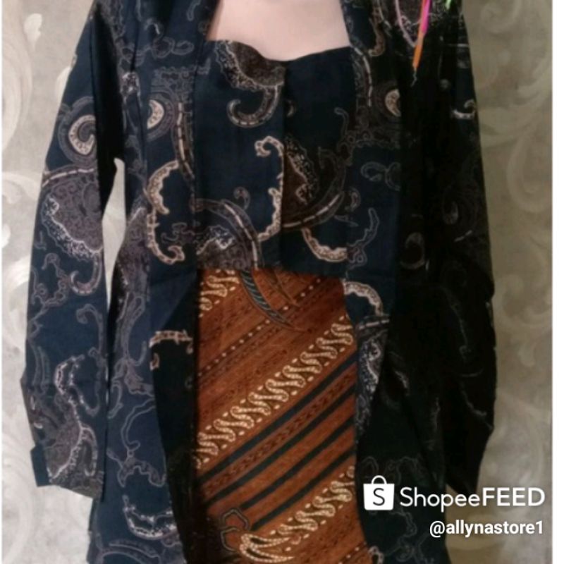 Jual Kebaya Nenek Kutubaru Kebaya Nenek Kancing Depan Baju Kondangan Shopee Indonesia