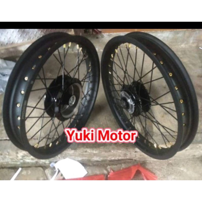 velg rx king ring 18x185/215 jari jari hitam tromol hitam