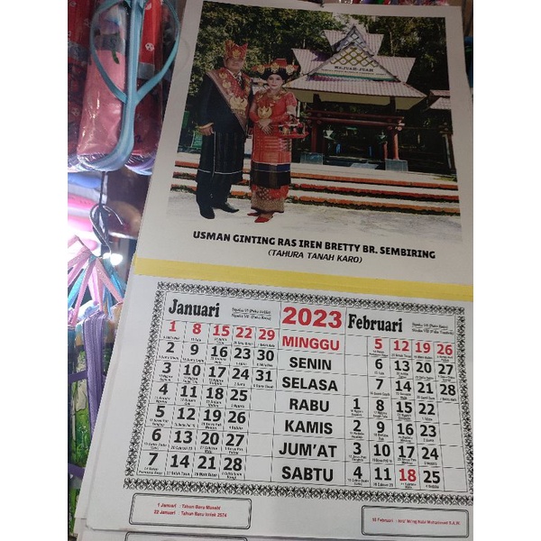 

Kalender Karo / Guna Wari-wari Karo Tahun 2025