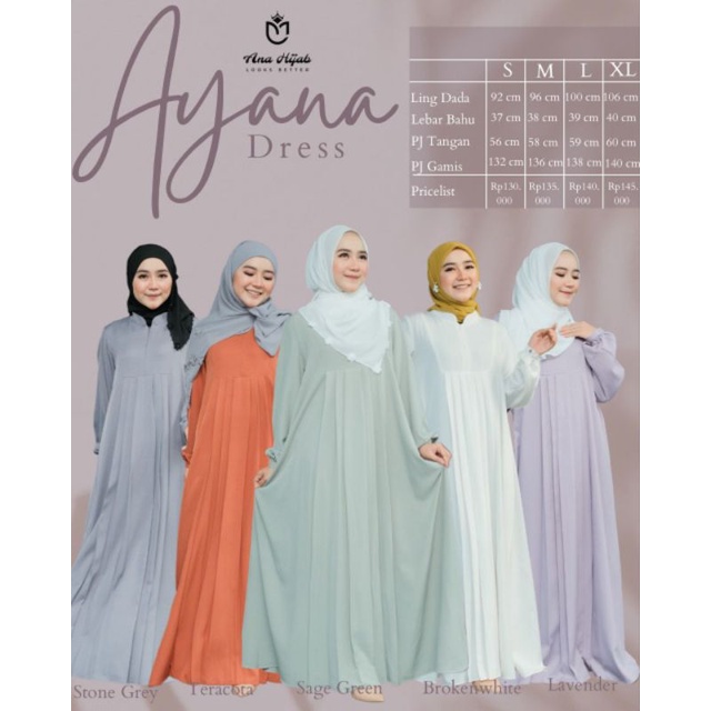 gamis ayana#gamis terbaru#ayana dress#naya_collections