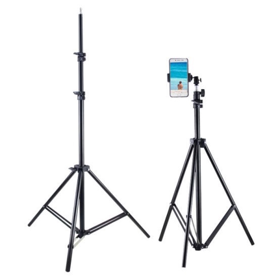 TRIPOD STAND 2 Meter For Selfie Ring Light Handphone/hp Camera lampu - Tripod 2 Meter