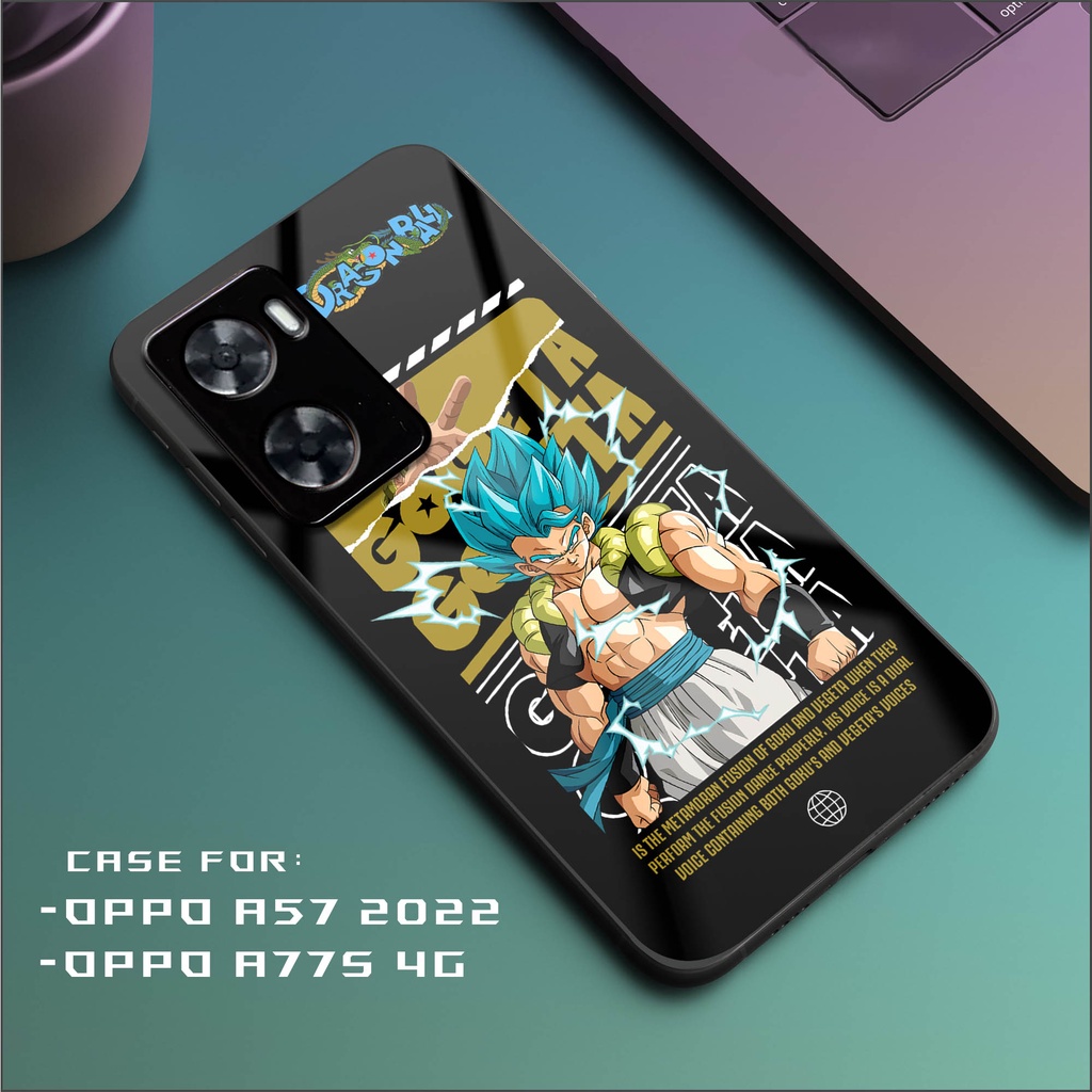 Casing Oppo A57 2022 - OPPO A77S Hardcase 2D Glossy Case Motif DRAGON BALL