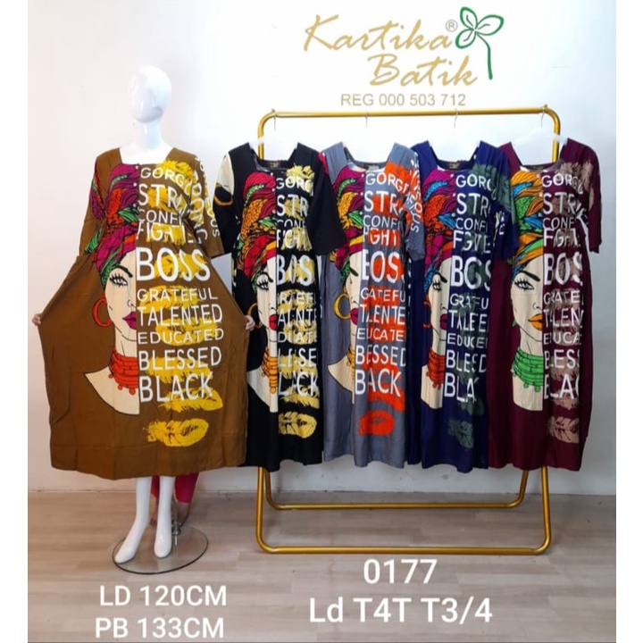 Daster Kartika | longdress chibi | Daster Panjang tali | Ld 120cm