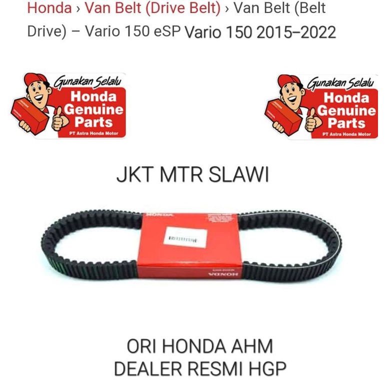 23100 K36 J02 v-belt only vario 150 2015-2020 asli honda