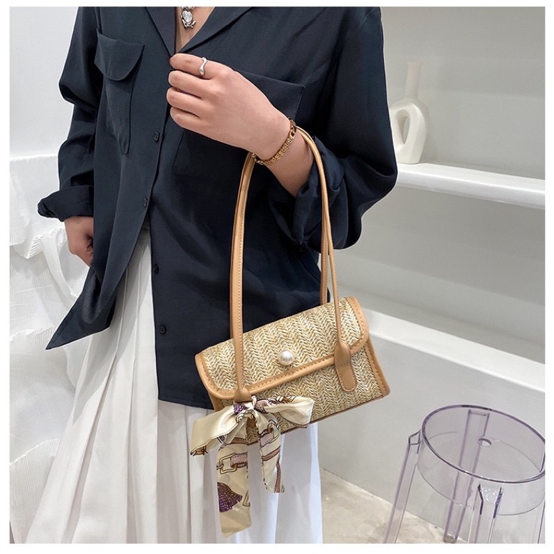 LADIESBAG - FREE SYAL TAS SHOULDER BAG SLINGBAG IMPORT WANITA ANYAMAN TAS KANTORAN SANTAI LB - 334